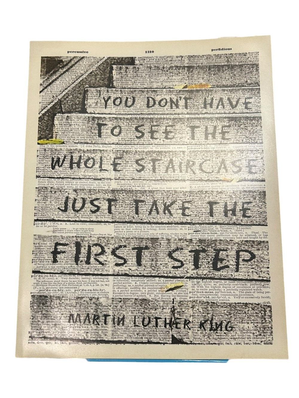 Martin Luther King Dictionary Print- 11x14in- Unframed NWOT